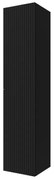 Colonna bagno sospesa 160cm in nero opaco a 2 ante Nara