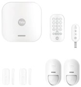 Kit sistema di allarme per casa senza fili Smart  YALE  con sensore di movimento, bianco