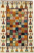 Gabbeh Tappeto persiano 80 x 130 (Iran) Annodato A Mano