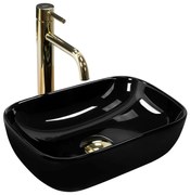 Lavabo da appoggio Rea Belinda mini Black