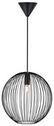 Nordlux - Lampadario a sospensione BERONI 1xE27/60W/230V nero