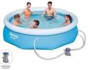 Bestway - piscina gonfiabile 305 x 76 cm autoportante fuori terra pompa filtro fast set