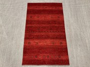 Loribaft Tappeto 140x80 Rosso (Iran) Annodato A Mano