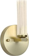 Searchlight 10371SB - Applique da parete per bagno LED dimmerabile ABERDEEN LED/7W/230V IP44 ottone