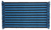 HAY - Stripes and Stripes Wool Rug 95x52 Blue HAY