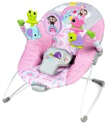 Bright Starts - Dondolo vibrante per bambini PINK PARADISE 1xLR14