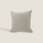 Luxury cuscino quadrato in velluto misto cotone disponibile in diversi colori beige