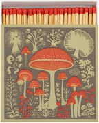 Scatola di fiammiferi di design Mushrooms