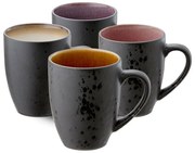 Tazze in set nere in ceramica 4 pz 300 ml Gastro Black/Mix – Bitz