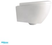 Kerasan "Aquatech" Wc Sospeso Bianco Lucido Senza Brida