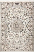 Nain Tappeto 210x130 Beige (Iran) Annodato A Mano