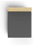 Lenzuolo con angoli color antracite in cotone 140x200 cm – Mijolnir