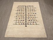 Gabbeh Tappeto 150 x 200 Beige (Iran) Annodato A Mano