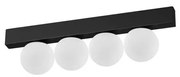Ideal Lux - Plafoniera LED PING PONG 4xLED/3W/230V CRI 90 nero
