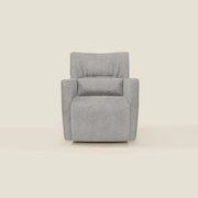 Tulla Poltrona girevole in tessuto impermeabile T02 grigio chiaro