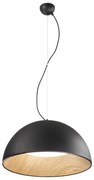 Lampadario LED glamour LED-COCO-S50-NER nero Ø50cm, luce con 3 temperature di colore 4400 lumen, LUCE AMBIENTE DESIGN