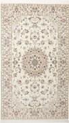 Nain Tappeto 130x210 Beige (Iran) Annodato A Mano