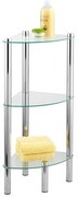 Scaffale ad angolo con 3 scomparti Angolo Yago - Wenko