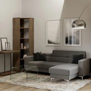 Libreria in legno ad angolo Noce 60x204h cm - KATO A