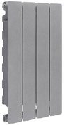 Radiatore acqua calda PRODIGE MODERN in alluminio, 4 elementi, interasse 600 mm, graphite