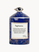 Candela profumata fatta a mano Sagittarius (gurjum, rosa & zafferano)