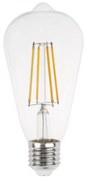 Lampada LED E27 4W a Filamento IP65 ST64 - INFRANGIBILE per Catenarie Colore Bianco Naturale 4.000K