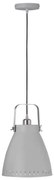 Leuchten Direkt 11059-15 - Lampadario a sospensione con filo EVA 1xE27/60W/230V diametro 21,5 cm grigio