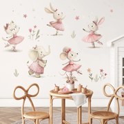 Adesivo murale - Piccole ballerine | Inspio