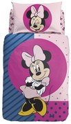 Copripiumino Singolo Minnie Smile   in Cotone Cartoons