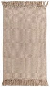 Tappeto lavabile beige 50x80 cm Pietro - douceur d'intérieur