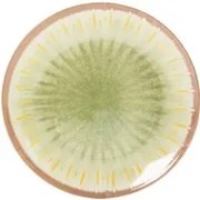 Piatto frutta 23 cm in melammina verde Soler