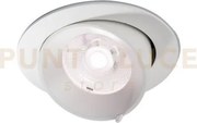 Incasso led delta bianco in alluminio 30w fresh meat 3155lm 3000k 1...