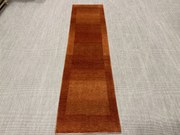 Loribaft Tappeto 350 x 90 Giallo (Iran) Annodato A Mano