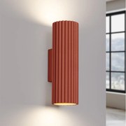 Brilagi - Applique LED CRESTO 2xGU10/10W/230V 20 cm rossa