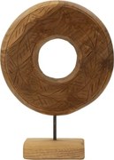 Scultura Dorat In Teak Riciclato Cm 28X10X38 (Pezzi Unici - Non Rip. In Serie)