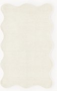 Tappeto tessuto a mano con bordo ondulato Wavy