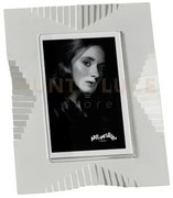 Portafoto di design riviera piccolo bianco marmo in ferro e polimet...