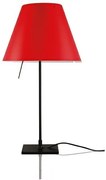 Luceplan - Costanzina Lampada da Tavolo Nero/Primary Red Luceplan