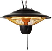 blumfeldt Stufa a infrarossi da soffitto Hitzkopf Tubo di riscaldamento alogeno 2 livelli 750/1500 W