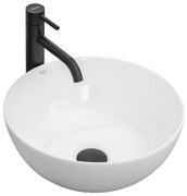 Lavabo da appoggio in ceramica Stella White