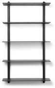 GEJST - Nivo Shelf Large E Nero Albero di Frassino/Nero