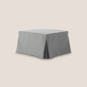 TIP-TOP Pouf LETTO in TESSUTO impermeabile T13 grigio