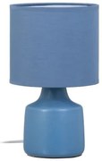 Lampada da tavolo Azzurro Ceramica 40 W 220-240 V 16 x 16 x 27 cm