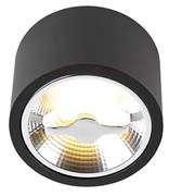 Faretto da soffitto moderno nero AR111 con LED - Expert