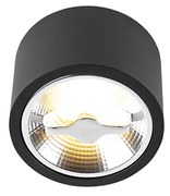 Faretto da soffitto moderno nero AR111 con LED incluso - Expert