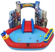 Play Center Gonfiabile Spider-Man 2,11 m x 2,06 m x 1,27 m Con Palline e Anelli - Bestway