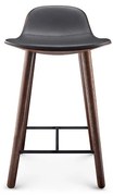 Eva Soloeva solo - Abalone Stool H65 Smoked Oak/Black