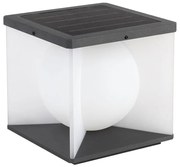 Lampada LED Solare da Giardino a Cubo 3W con Telecomando IP65