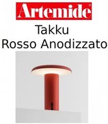 Artemide Takku rosso anodizzato