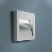 Applique Contemporanea Flat Metallo Bianco Led 6W